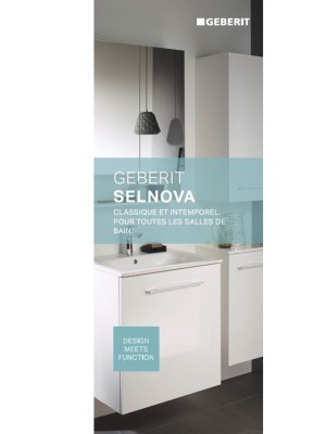 Geberit Selnova. Classique et intemporel, pour toutes les salles de bain.