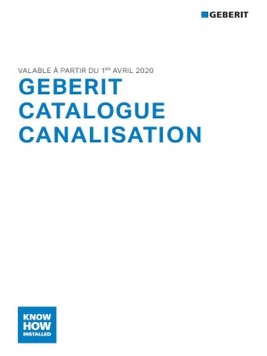 Geberit Catalogue Canalisation 2020-22