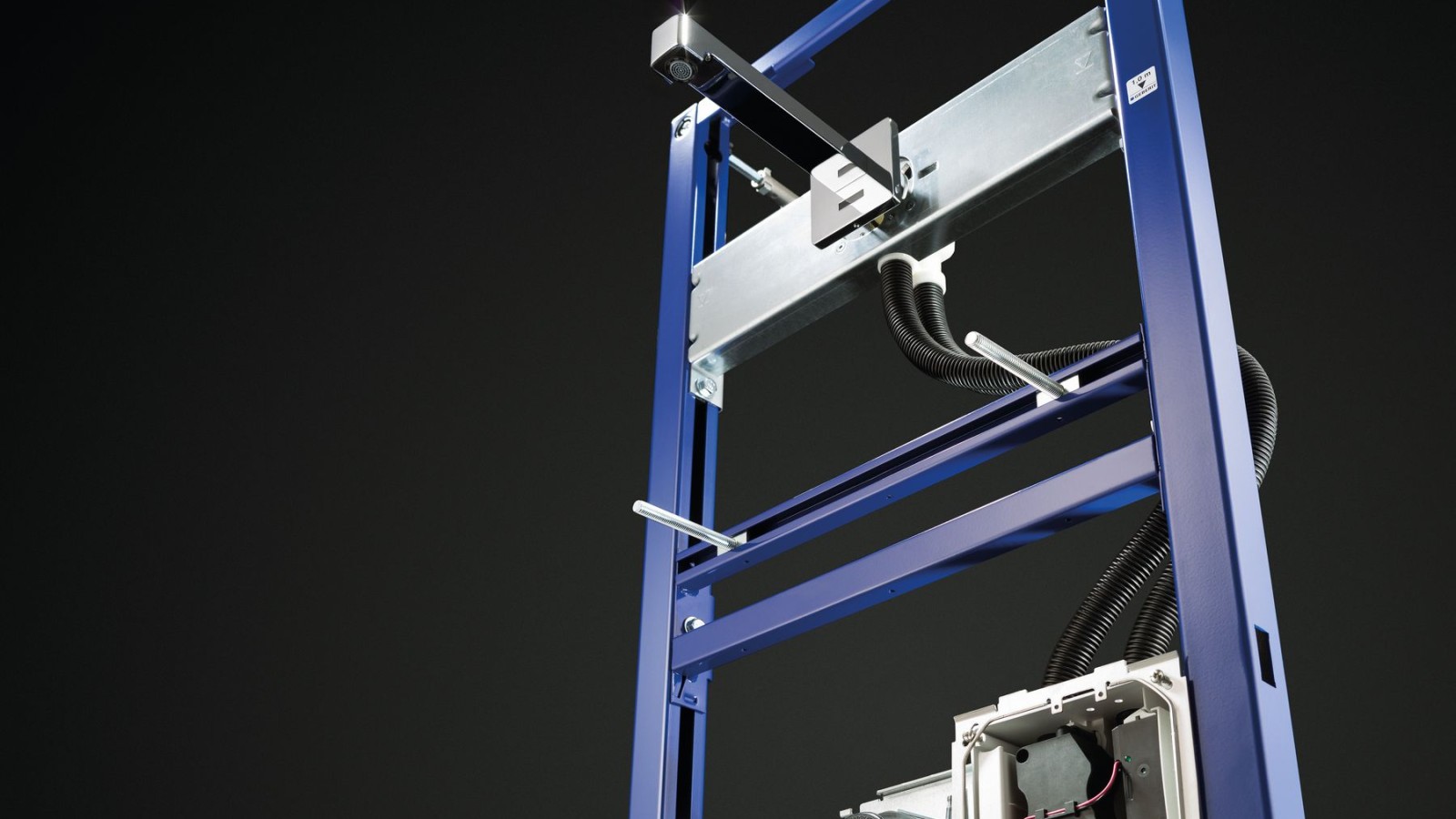 Installation element for Geberit Piave and Brenta washbasin taps Installation element for Geberit Piave and Brenta washbasin taps