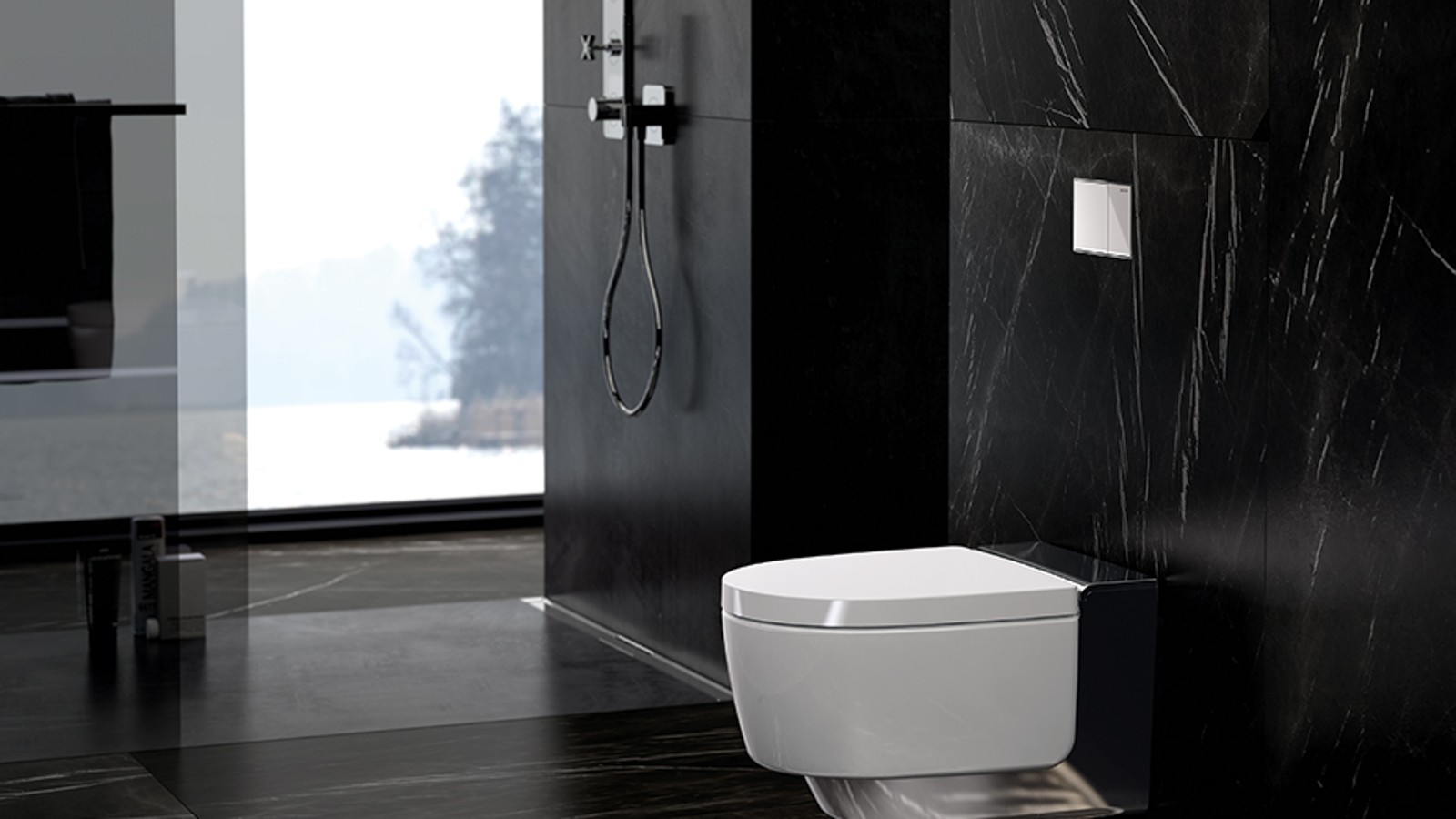 Geberit AquaClean Mera with mains connection