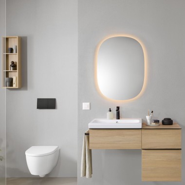 Geberit iCon vanity unit with side cabinet Geberit iCon vanity unit with side cabinet