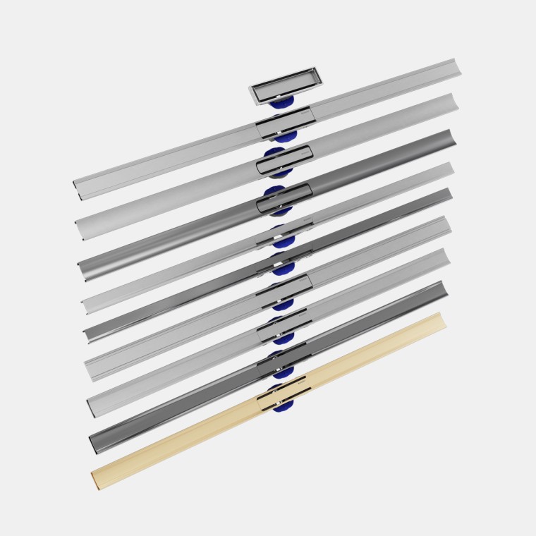 Overview of the Geberit CleanLine shower drains
