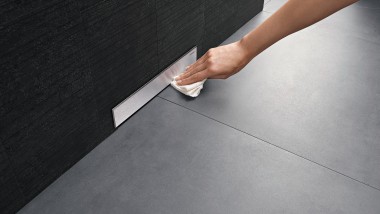 Geberit wall drain for floor-even shower