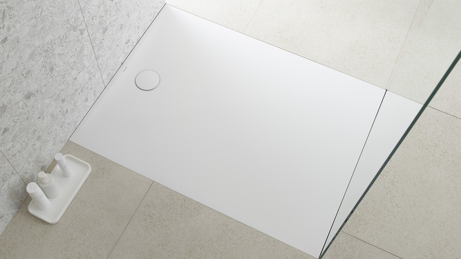 Geberit Olona shower tray for barrier-free access