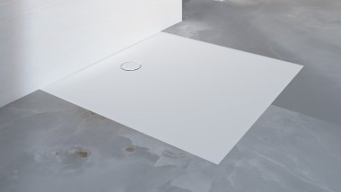 Bathroom with floor-even Geberit shower surface Olona