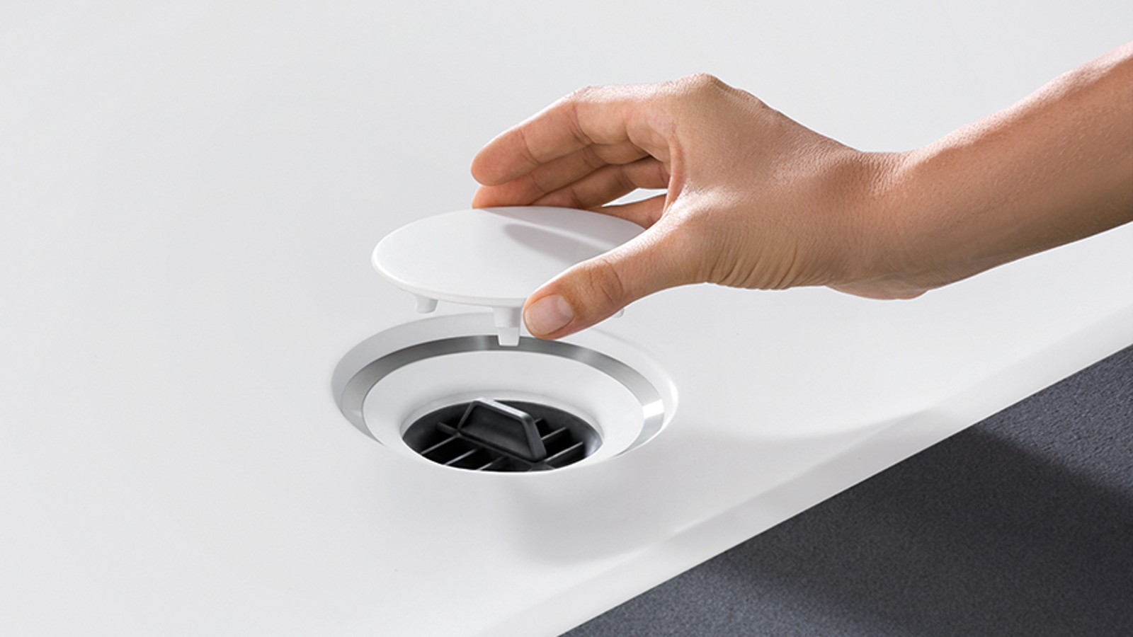 Comb insert for Geberit shower surface Setaplano