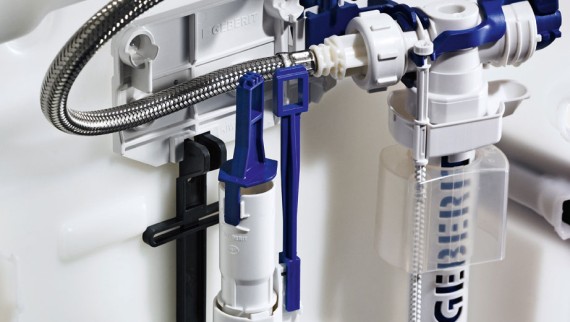 Geberit flush valve with fill valve/float valve Geberit flush valve with fill valve/float valve