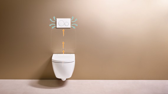 Geberit AquaClean Alba with Geberit DuoFresh odour extraction