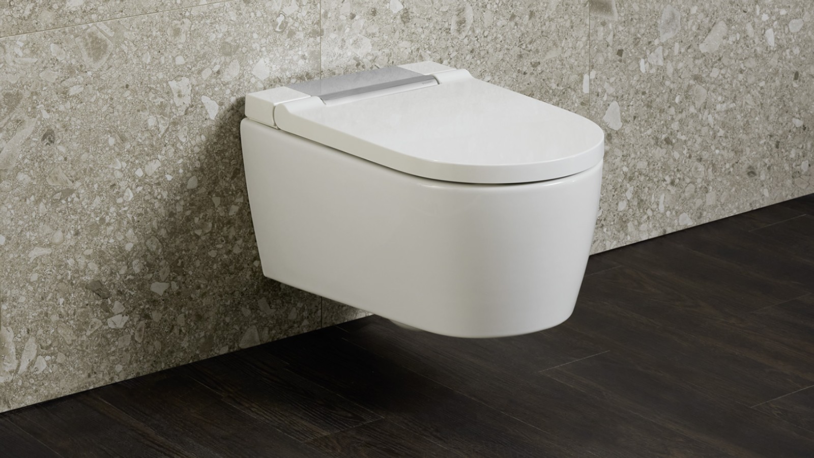The Geberit AquaClean Sela is purist and elegant.
