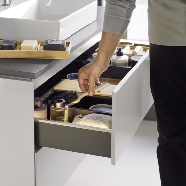Modular organisation system with practical compartments Modular organisation system with practical compartments