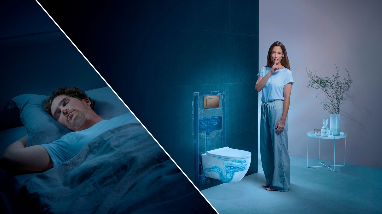 Geberit WC - System the quiet flushing Geberit WC - System the quiet flushing