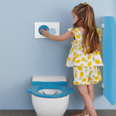Geberit Bambini floor-standing WC for children Geberit Bambini floor-standing WC for children