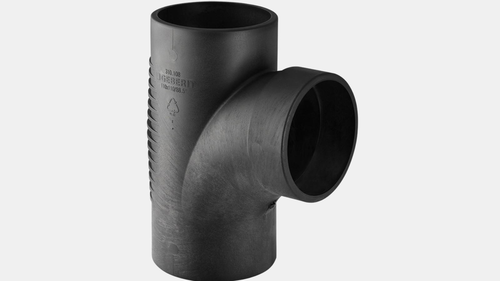 Geberit Silent-db20 branch fitting 88.5°, swept-entry Geberit Silent-db20 branch fitting 88.5°, swept-entry