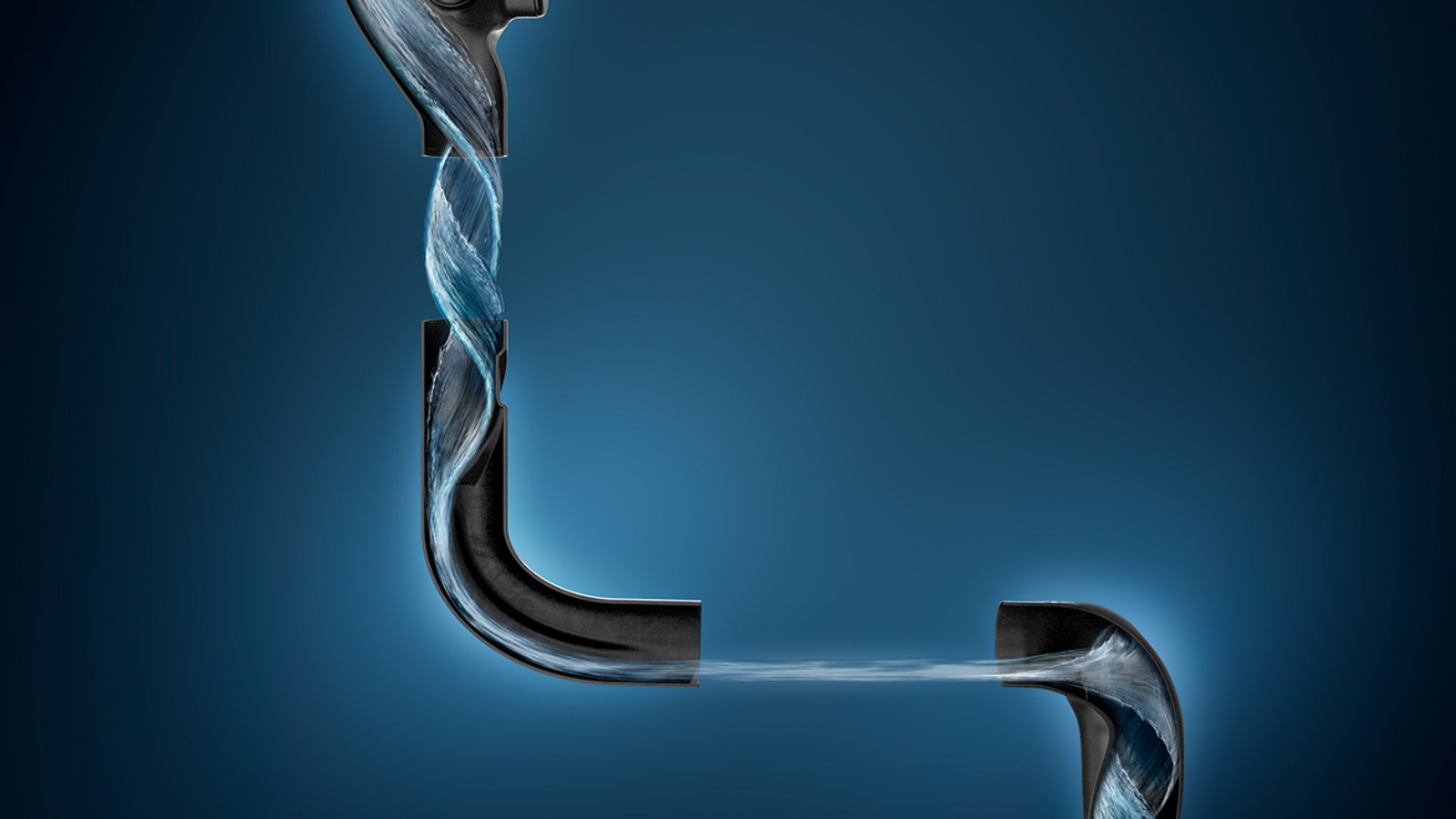 The space-saving drainage system Geberit SuperTube