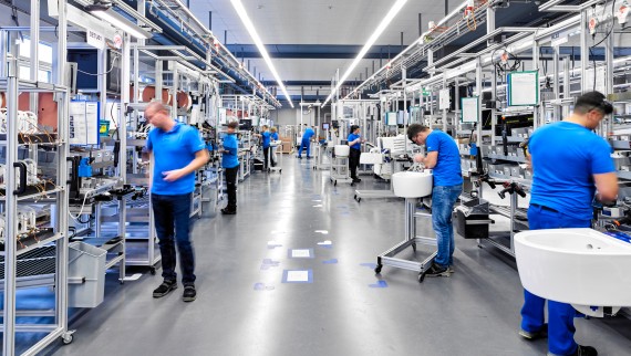 AquaClean Mera, Production Jona AquaClean Mera, Production Jona