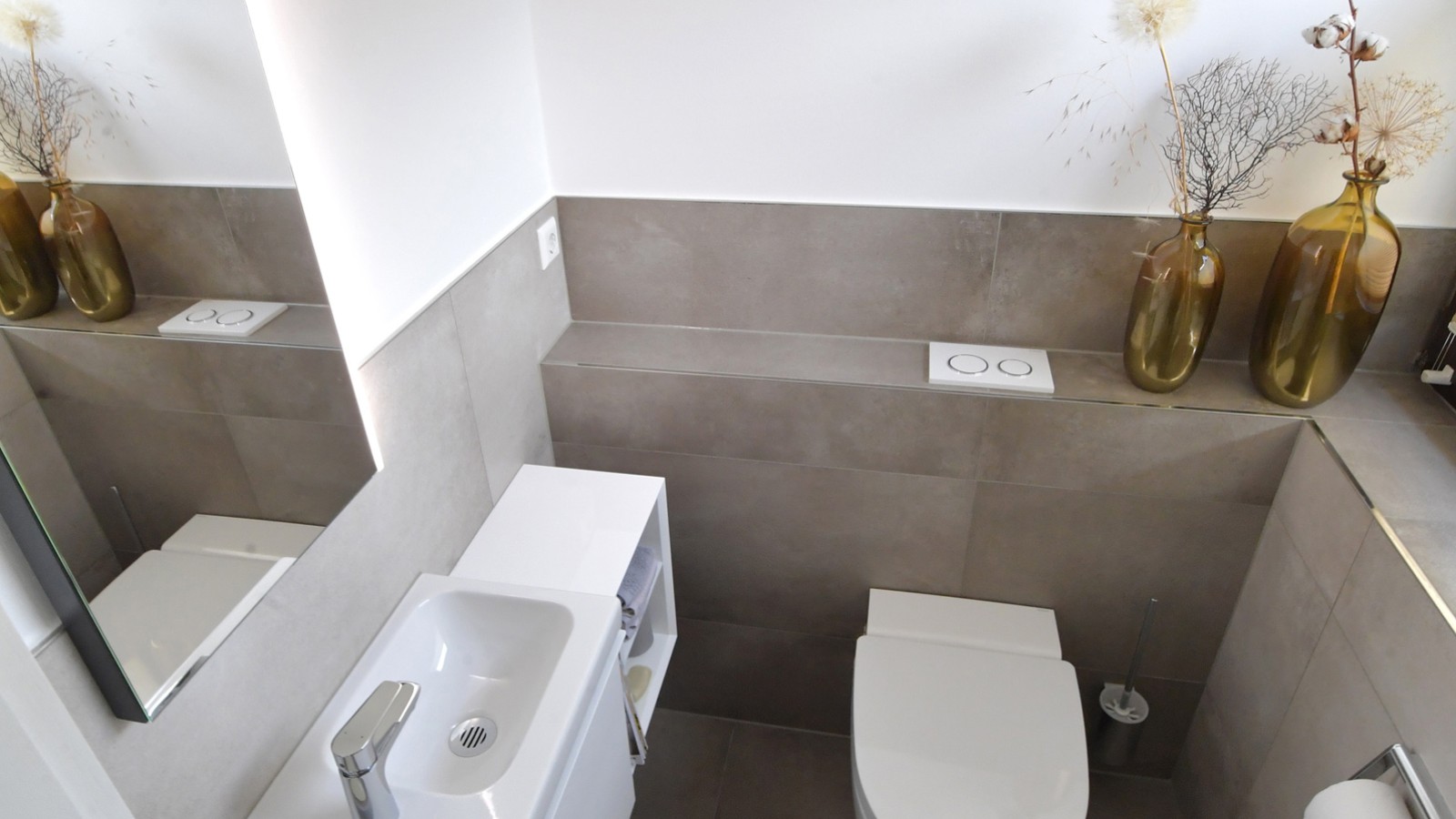 The guest bathroom after the renovation