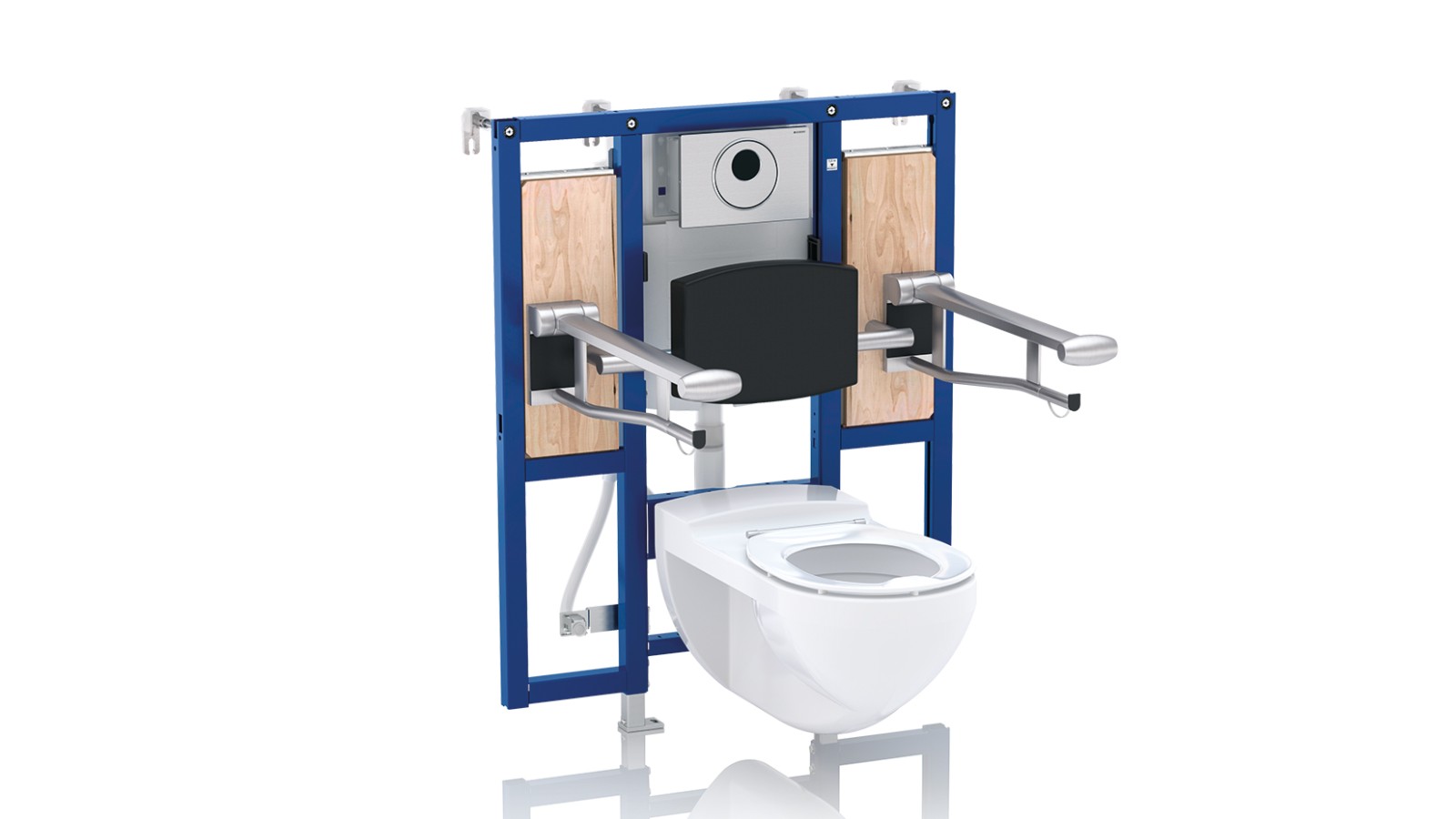 Barrier-free WC with Geberit Duofix installation element Barrier-free WC with Geberit Duofix installation element