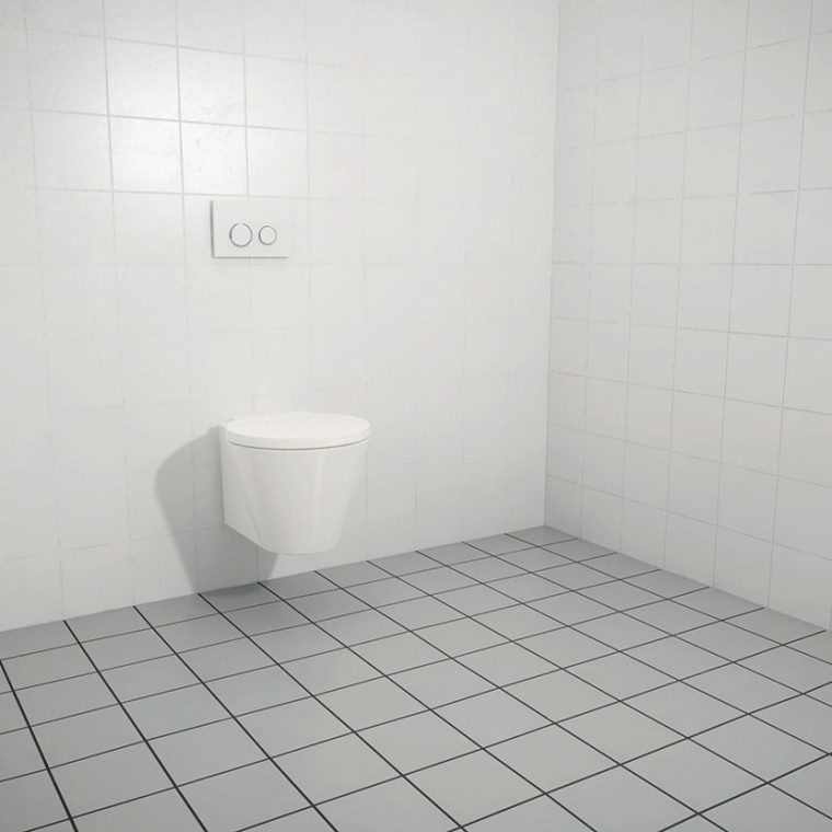 Attaching sanitary appliances to a tiled wall Attaching sanitary appliances to a tiled wall