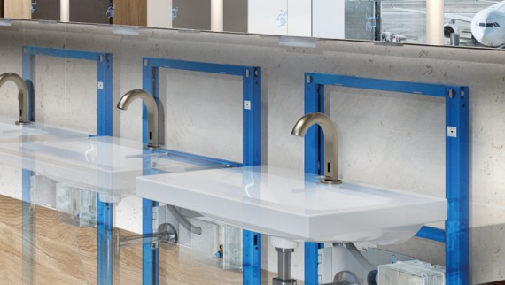 Geberit washbasin systems in the Standard product range