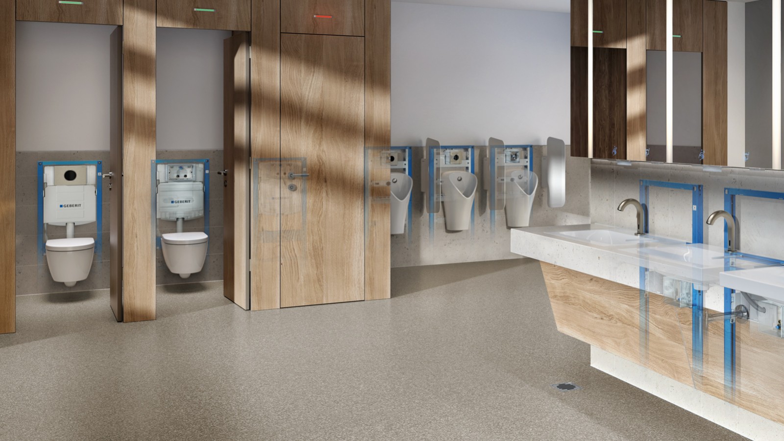 Geberit WC system in the standard product range