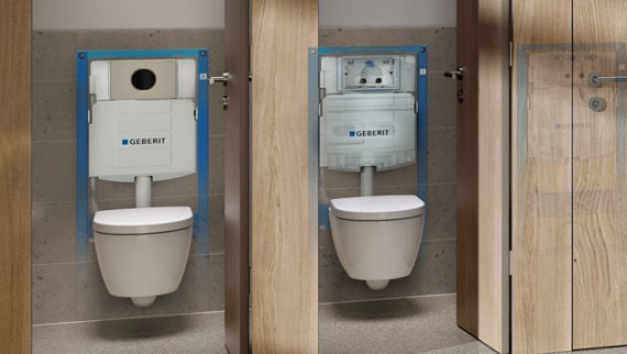 Geberit WC system in the standard product range
