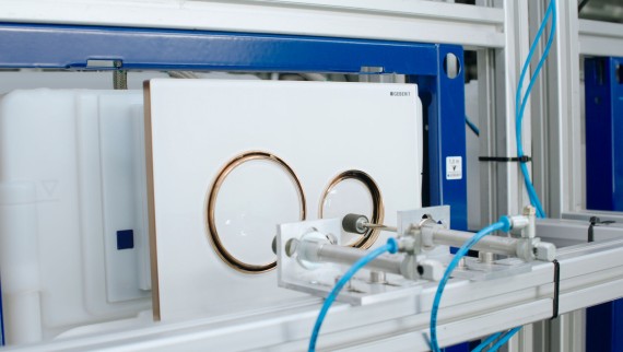 Quality test on Sigma21 flush plate in the WC system Quality test on Sigma21 flush plate in the WC system