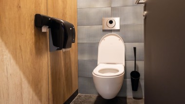 Geberit Acanto WC with Geberit Sigma 10 actuator plate Geberit Acanto WC with Geberit Sigma 10 actuator plate