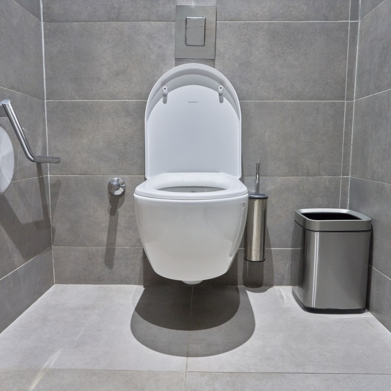 Many Geberit products are installed in the bathrooms, such as iCon toilets. (© Oğuzhan Kasar)