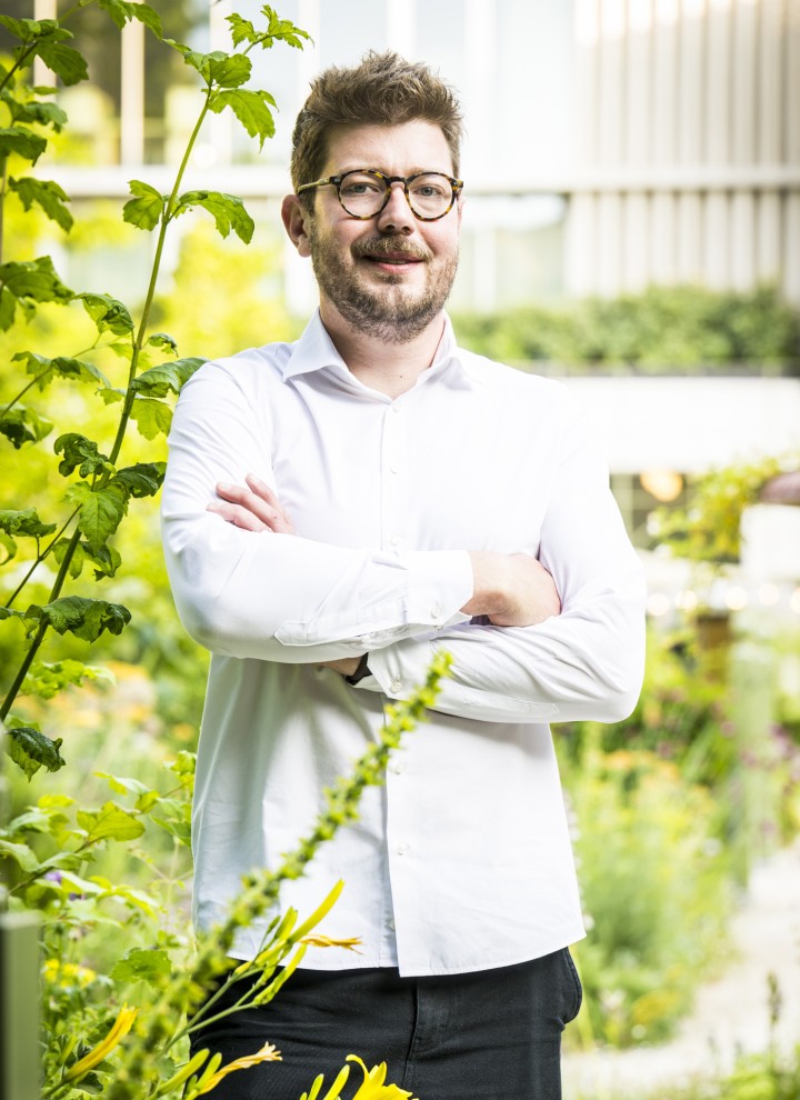 Architect Jonas Vanbelle designed the new entrance building of the Rubenshuis (© Frederik Beyens)