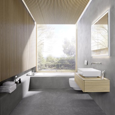 The 6x6 winning bathroom design by Danish architecture company Bjerg Arkitektur (© Geberit) The 6x6 winning bathroom design by Danish architecture company Bjerg Arkitektur (© Geberit)