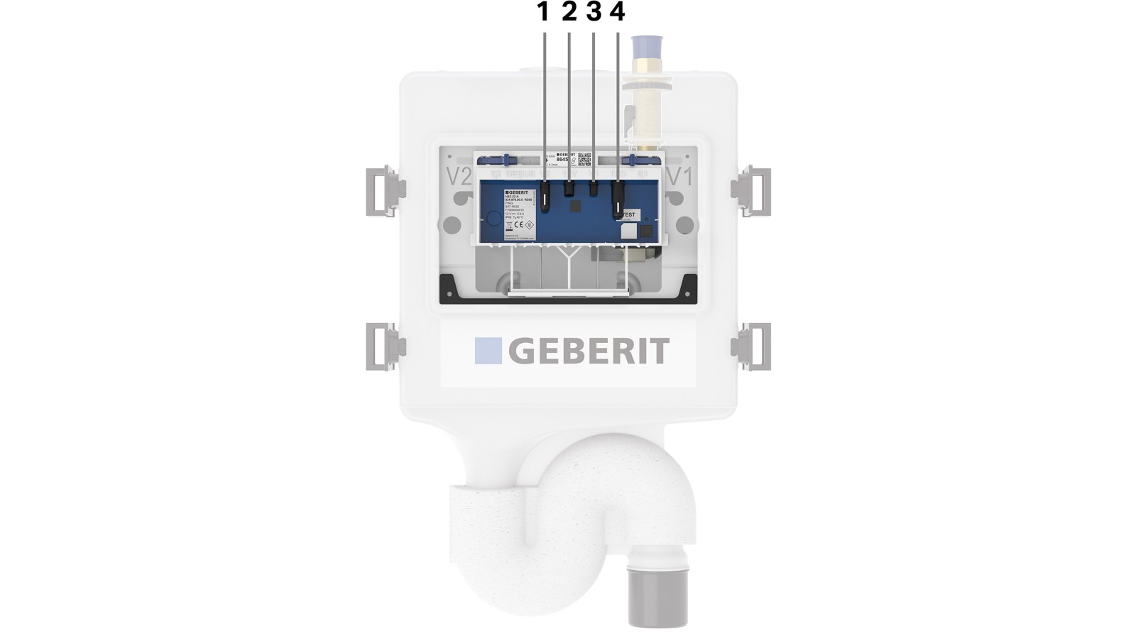 The Geberit HS30 hygiene flush unit (© Geberit) The Geberit HS30 hygiene flush unit (© Geberit)
