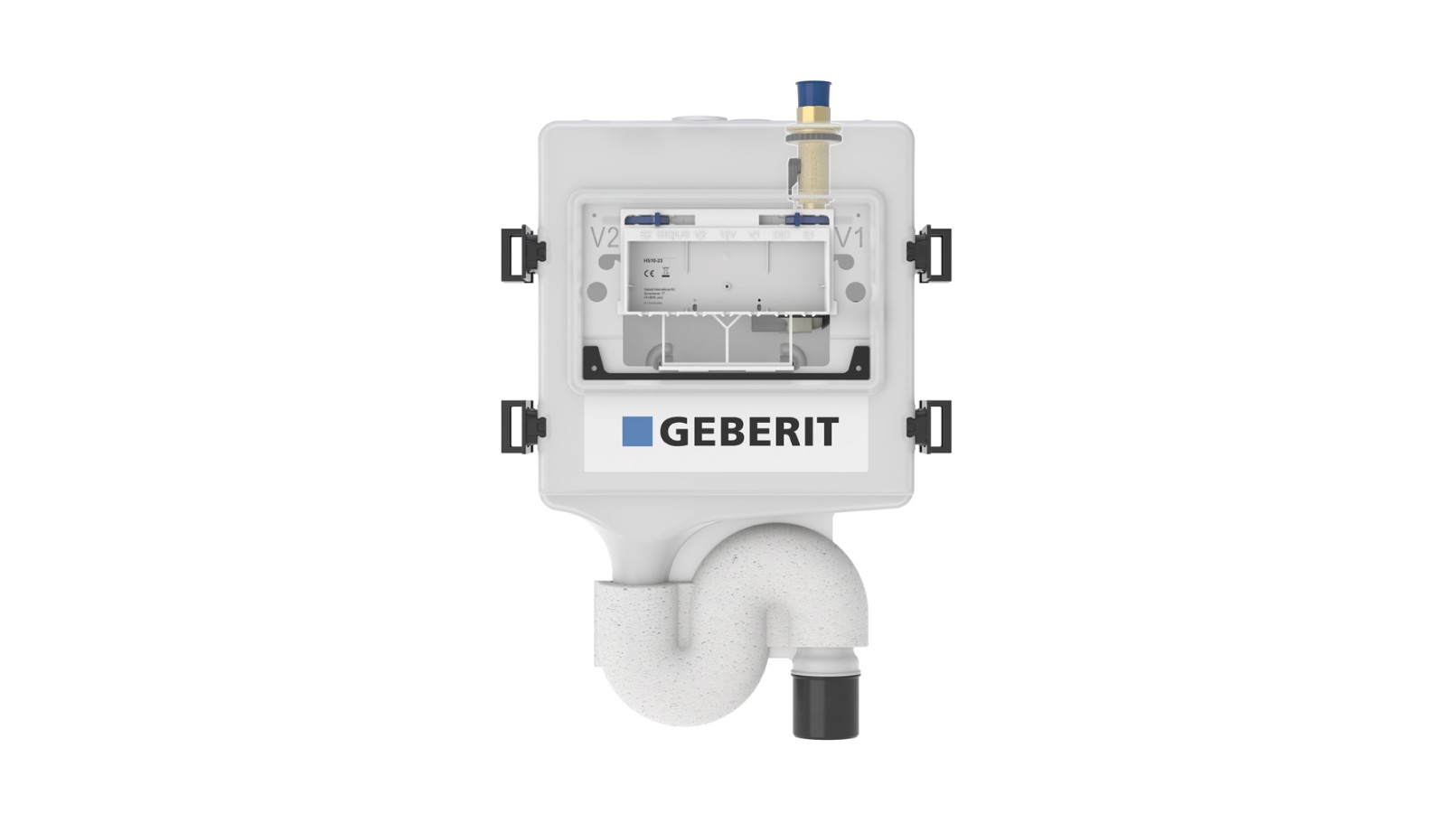The Geberit HS10 hygiene flush unit (© Geberit) The Geberit HS10 hygiene flush unit (© Geberit)