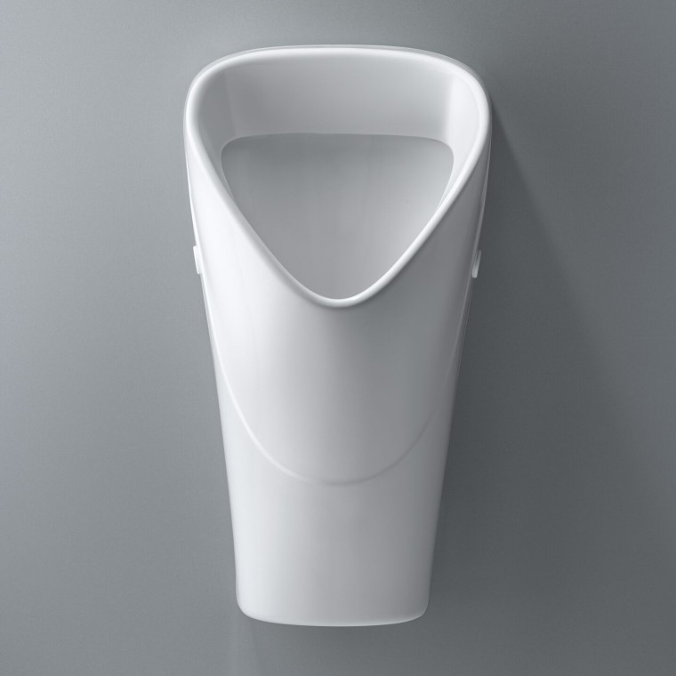 The easy-to-clean Geberit Renova trigonal urinal for profitable installations The easy-to-clean Geberit Renova trigonal urinal for profitable installations
