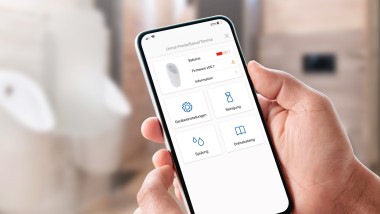 Geberit Control app for the operation of sanitary appliances