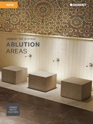 Ablution areas - Geberit Tap System Ablution areas - Geberit Tap System