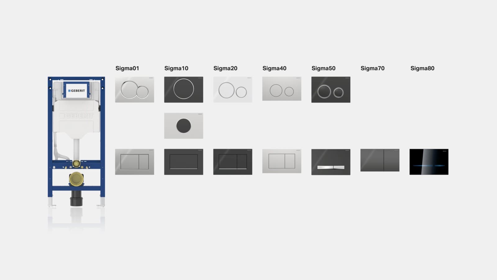 Geberit Sigma concealed 12 cm cistern Geberit Sigma concealed 12 cm cistern