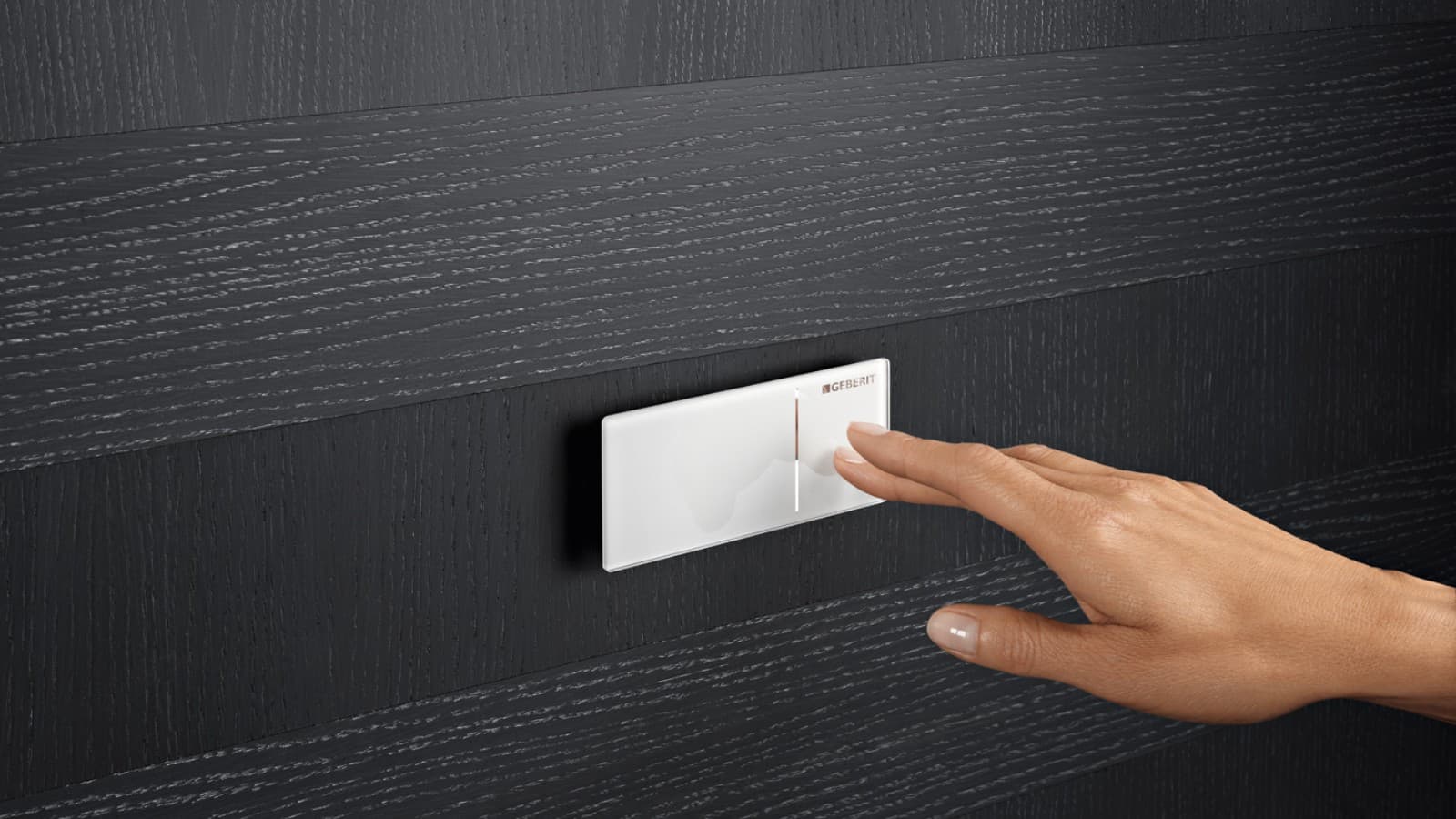 Barrier-free flush actuation from Geberit Barrier-free flush actuation from Geberit