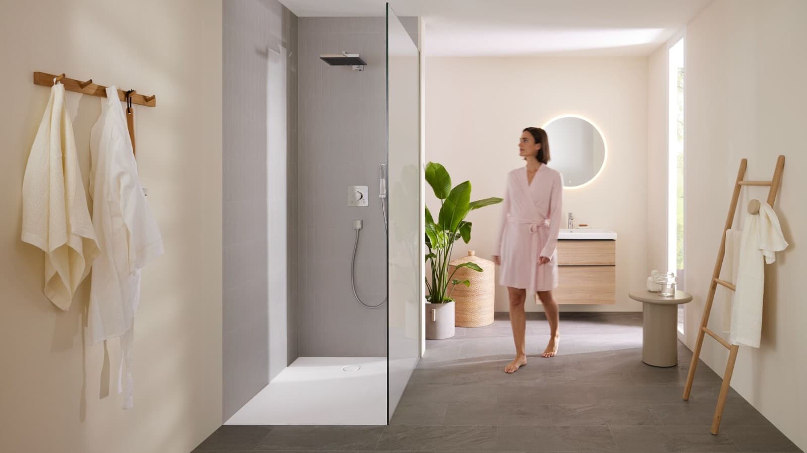 Geberit bathroom with CleanFloor30 Geberit bathroom with CleanFloor30