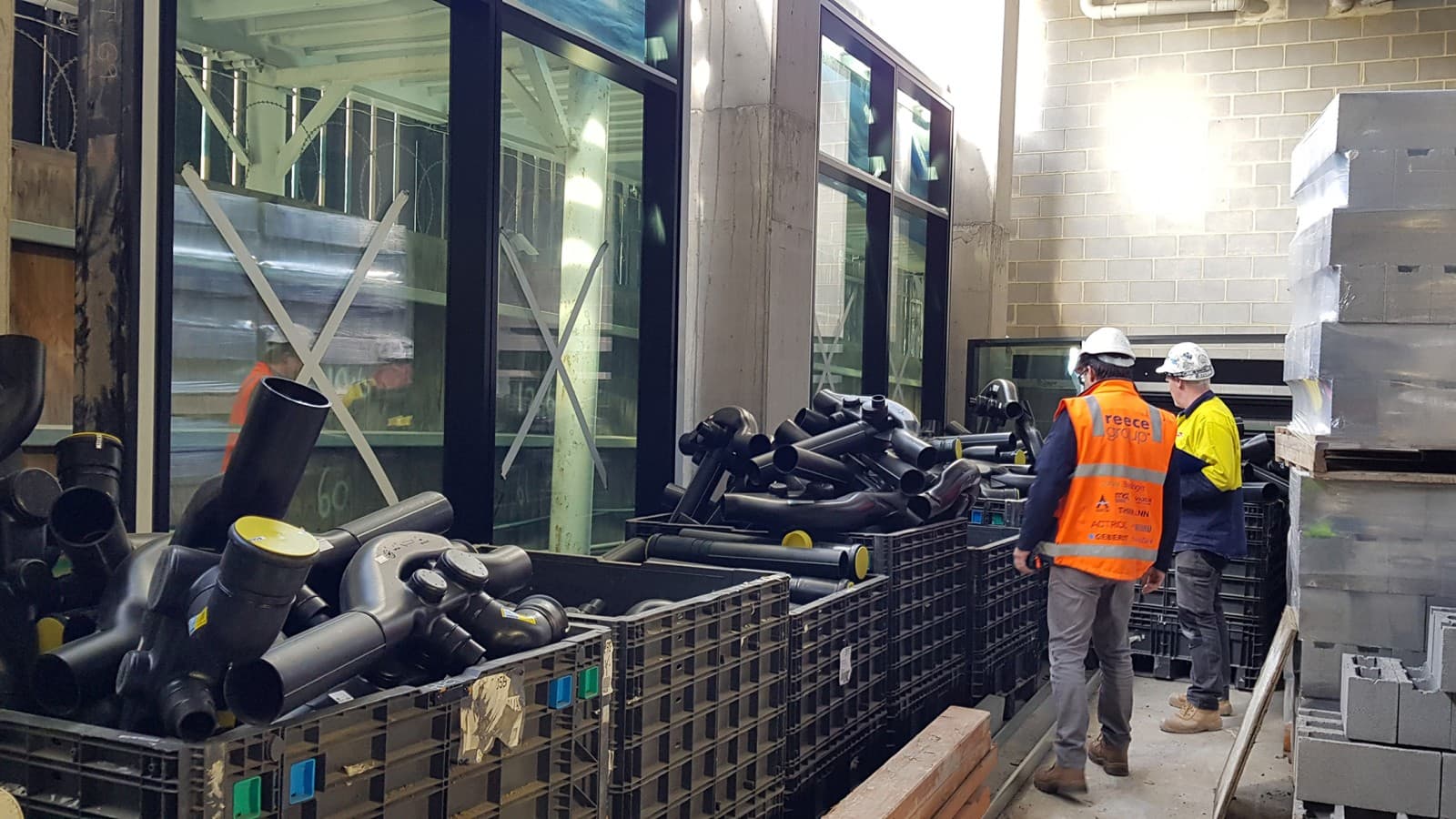 Geberit SuperTube for drainage water supply (© Peter Casamento, Marc Williams) Geberit SuperTube for drainage water supply (© Peter Casamento, Marc Williams)