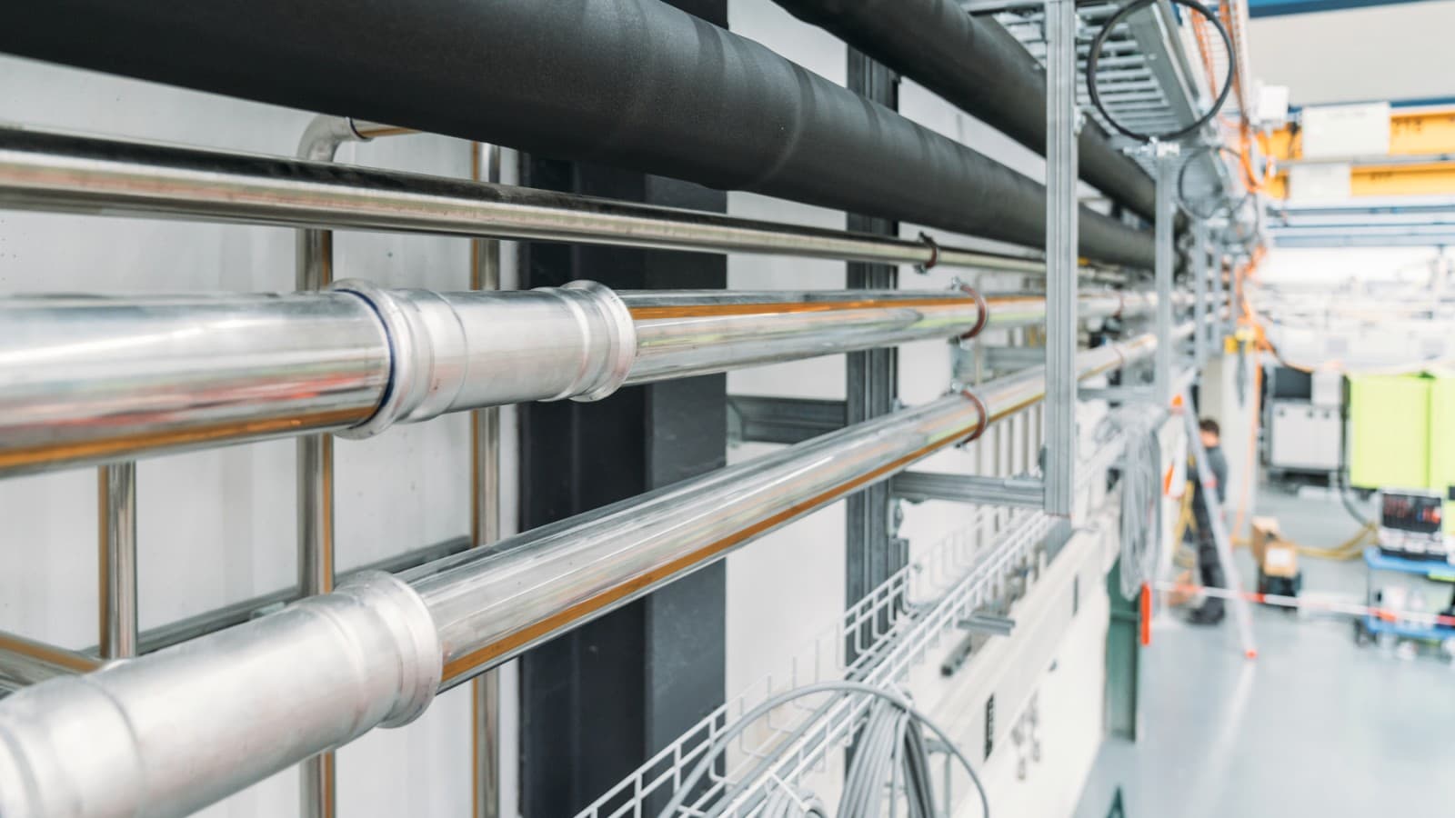 Geberit Mapress Therm for cooling pipes in production